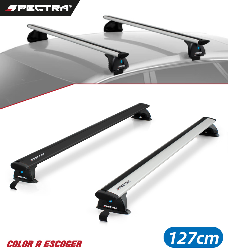 Racks ZRK-807-127-XXX completos estilo wingbar (127cm)