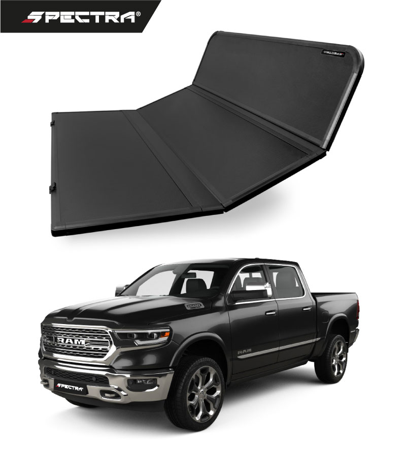 Tapa dura trifold para Dodge RAM (2002-2023)