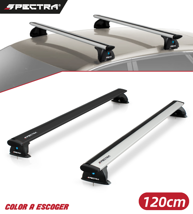 Racks ZRK-807-M-120-XXX completos estilo wingbar (120cm)