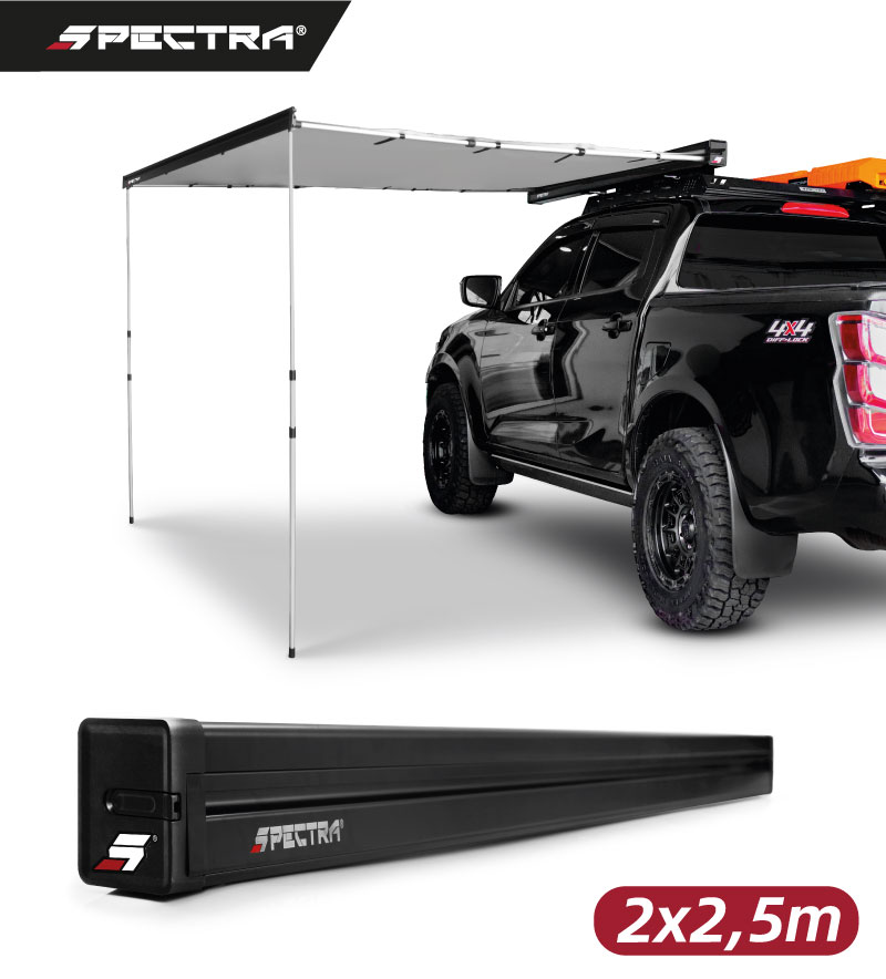Toldo Lateral con Carcasa de Aluminio (Medidas de 2mts x 2.5mts)