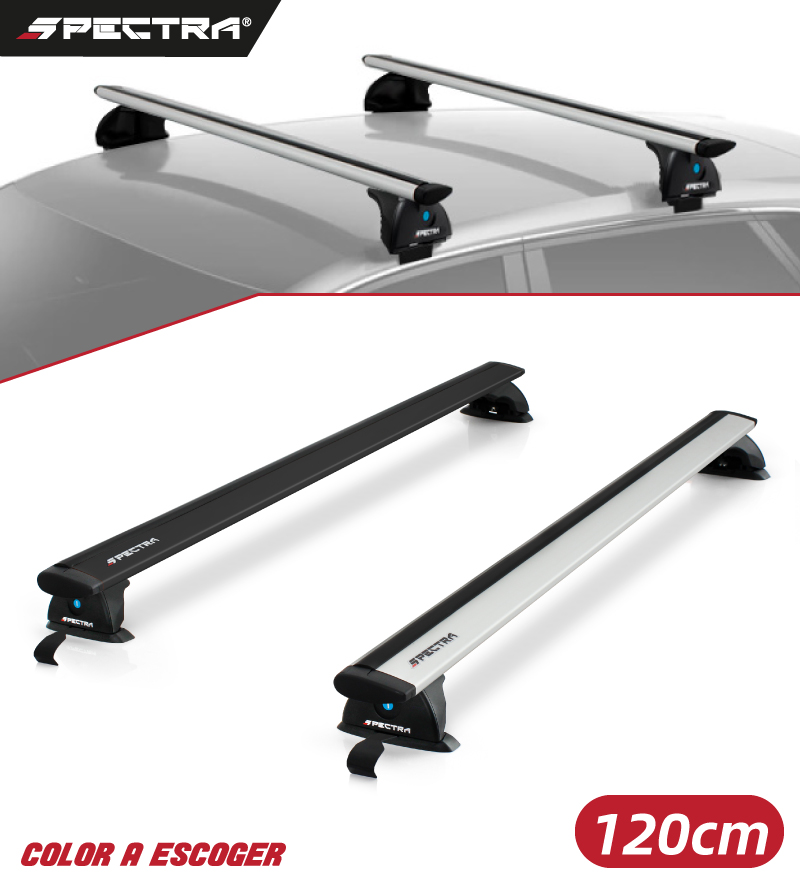 Racks ZRK-807-120-XXX completos estilo wingbar (120cm)